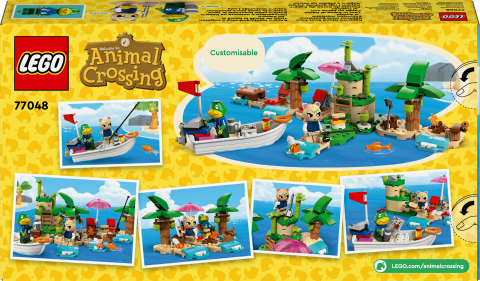 LEGO® Animal Crossing™ Kapp'n Ada Tekne Turunda 77048 - 6 Yaş ve Üzeri Çocuklar için Yaratıcı Oyuncak Yapım Seti