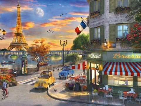 1500p Puzzle Romantik Paris