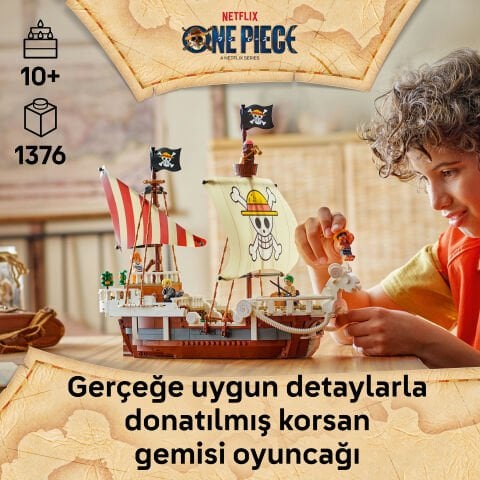 LEGO® ONE PIECE Going Merry Korsan Gemisi, Oyuncak Gemi Yapım Seti 75639
