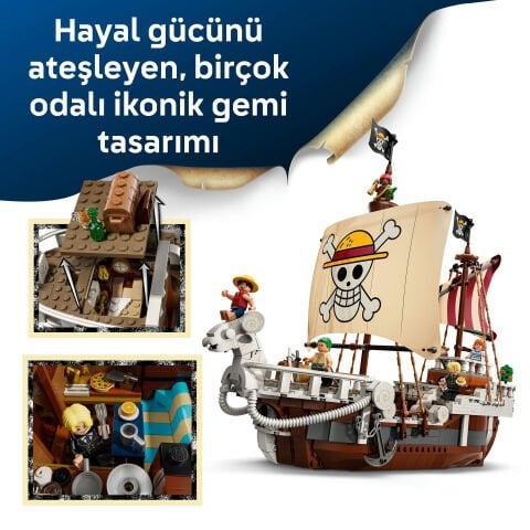 LEGO® ONE PIECE Going Merry Korsan Gemisi, Oyuncak Gemi Yapım Seti 75639