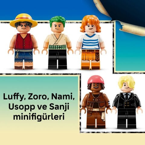 LEGO® ONE PIECE Going Merry Korsan Gemisi, Oyuncak Gemi Yapım Seti 75639