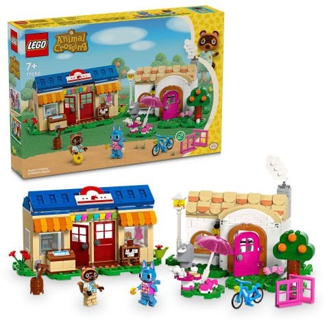 LEGO® Animal Crossing™ Nook’s Cranny ve Rosie Evi 77050 - 7 Yaş ve Üzeri Çocuklar için Yaratıcı Oyuncak Yapım Seti
