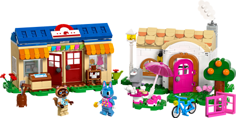 LEGO® Animal Crossing™ Nook’s Cranny ve Rosie Evi 77050 - 7 Yaş ve Üzeri Çocuklar için Yaratıcı Oyuncak Yapım Seti