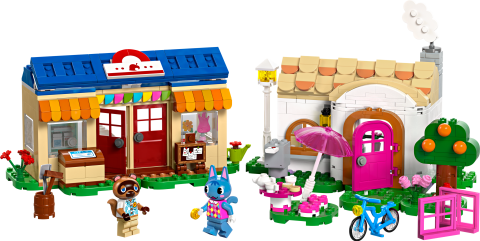 LEGO® Animal Crossing™ Nook’s Cranny ve Rosie Evi 77050 - 7 Yaş ve Üzeri Çocuklar için Yaratıcı Oyuncak Yapım Seti