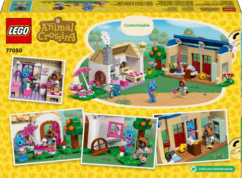 LEGO® Animal Crossing™ Nook’s Cranny ve Rosie Evi 77050 - 7 Yaş ve Üzeri Çocuklar için Yaratıcı Oyuncak Yapım Seti (535 Parça)