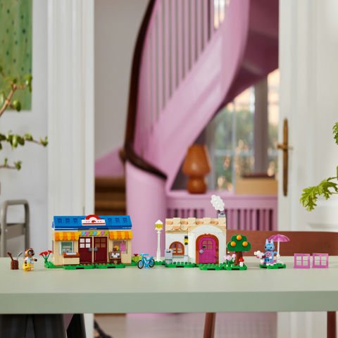 LEGO® Animal Crossing™ Nook’s Cranny ve Rosie Evi 77050 - 7 Yaş ve Üzeri Çocuklar için Yaratıcı Oyuncak Yapım Seti (535 Parça)