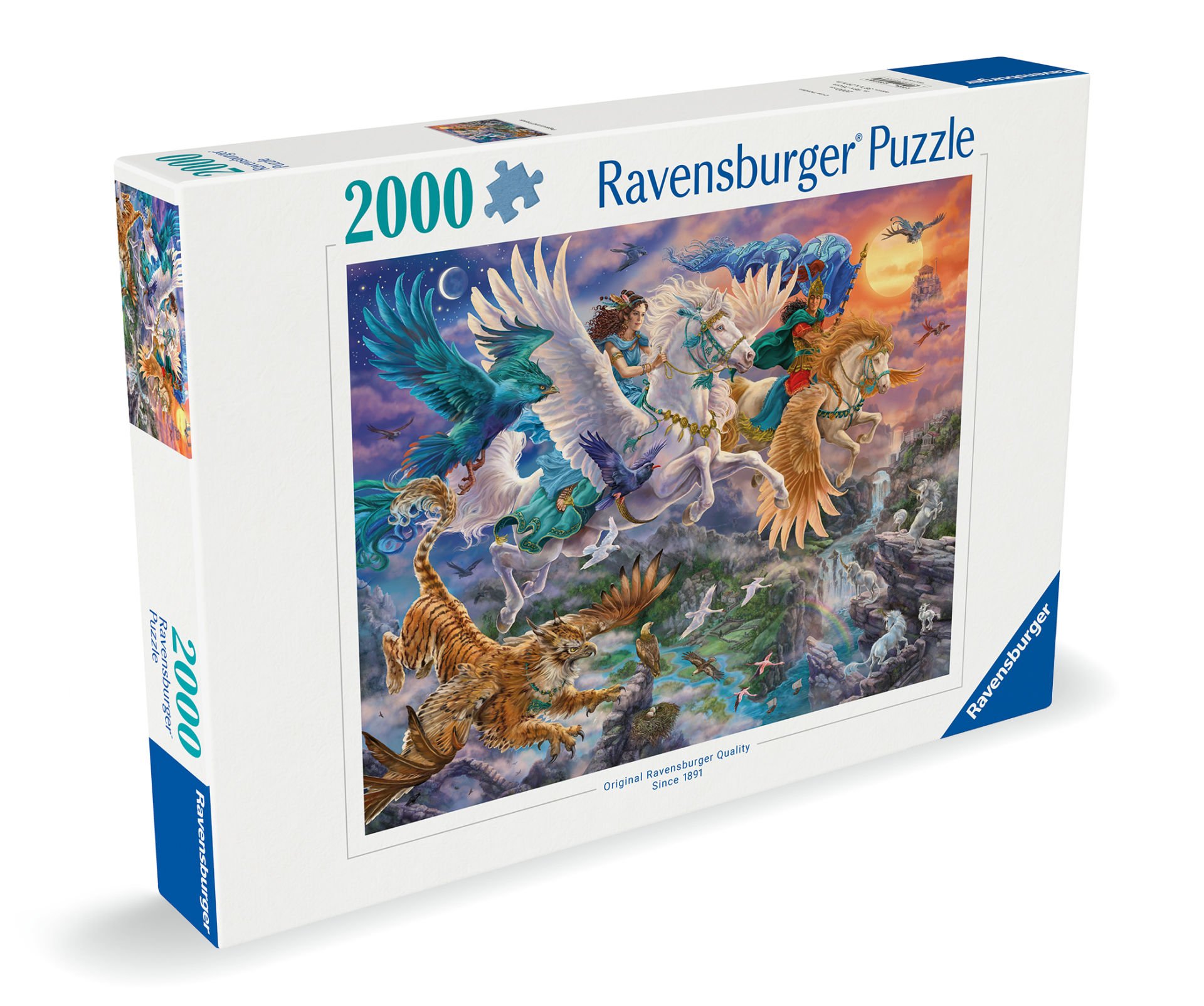 2000p Puzzle Kanatlı At