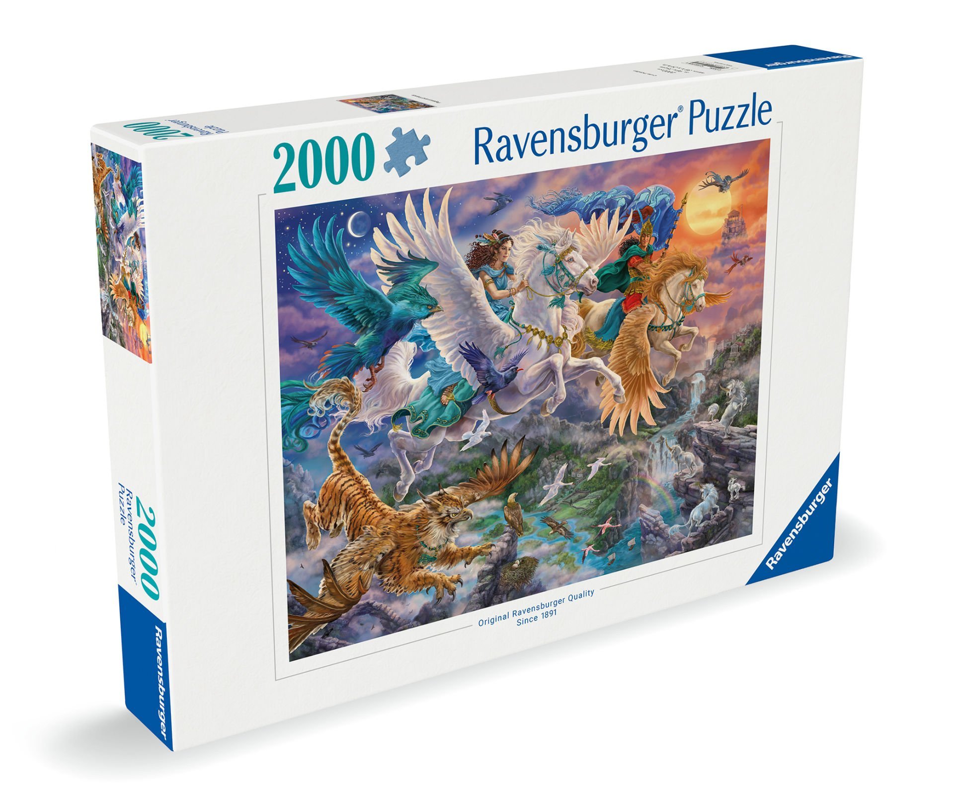 2000p Puzzle Kanatlı At