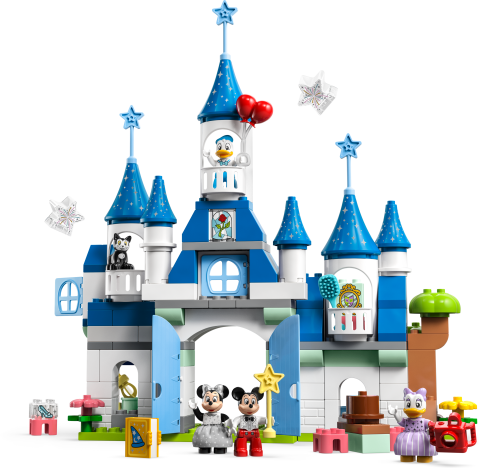 LEGO® DUPLO® ǀ Disney 3’ü 1 Arada Sihirli Şato 10998 Oyuncak Yapım Seti (160 Parça)