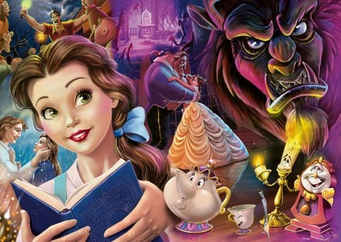 1000 Parçalı Puzzle Walt Disney Güzel ve Çirkin