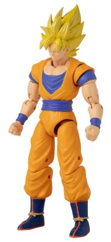 16 cm Dragon Ball Super Saiyan Goku Poz Verilebilir Figür - Dragon Stars Serisi