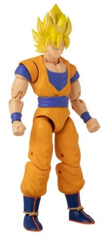 16 cm Dragon Ball Super Saiyan Goku Poz Verilebilir Figür - Dragon Stars Serisi