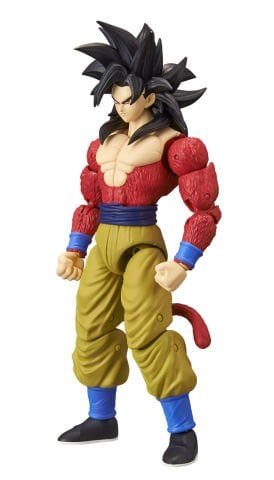 16 cm Dragon Ball Super Saiyan 4 Goku Poz Verilebilir Figür - Dragon Stars Serisi