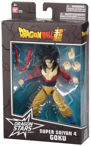 16 cm Dragon Ball Super Saiyan 4 Goku Poz Verilebilir Figür - Dragon Stars Serisi