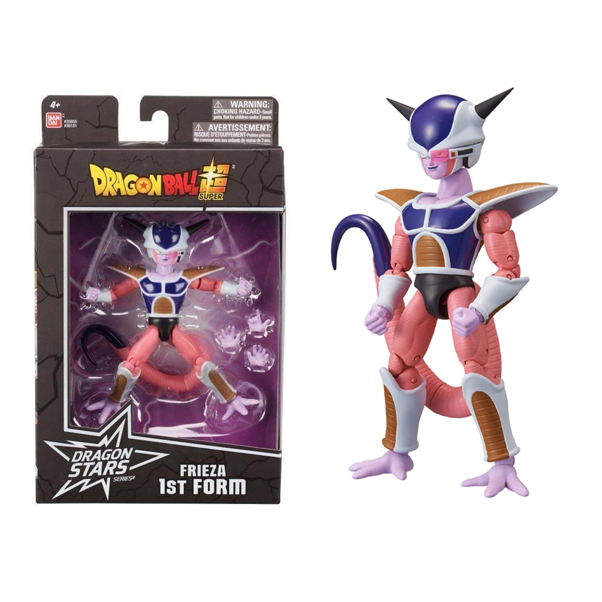 16 cm Dragon Ball Frieza 1. Formu Poz Verilebilir Figür - Dragon Stars Serisi