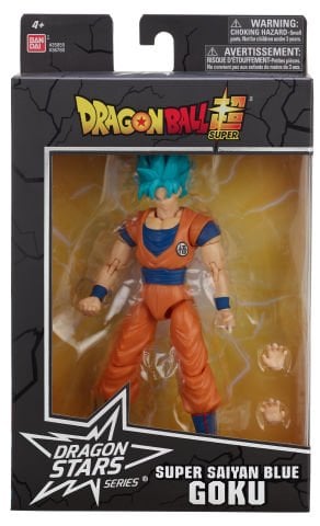 16 cm Dragon Ball Super Saiyan Blue Goku Poz Verilebilir Figür - Dragon Stars Serisi