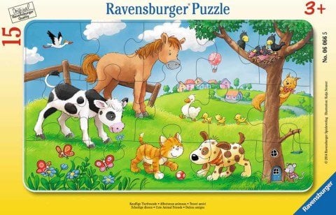 Ravensburger 15 Parçalı Puzzle Cuddly Friends