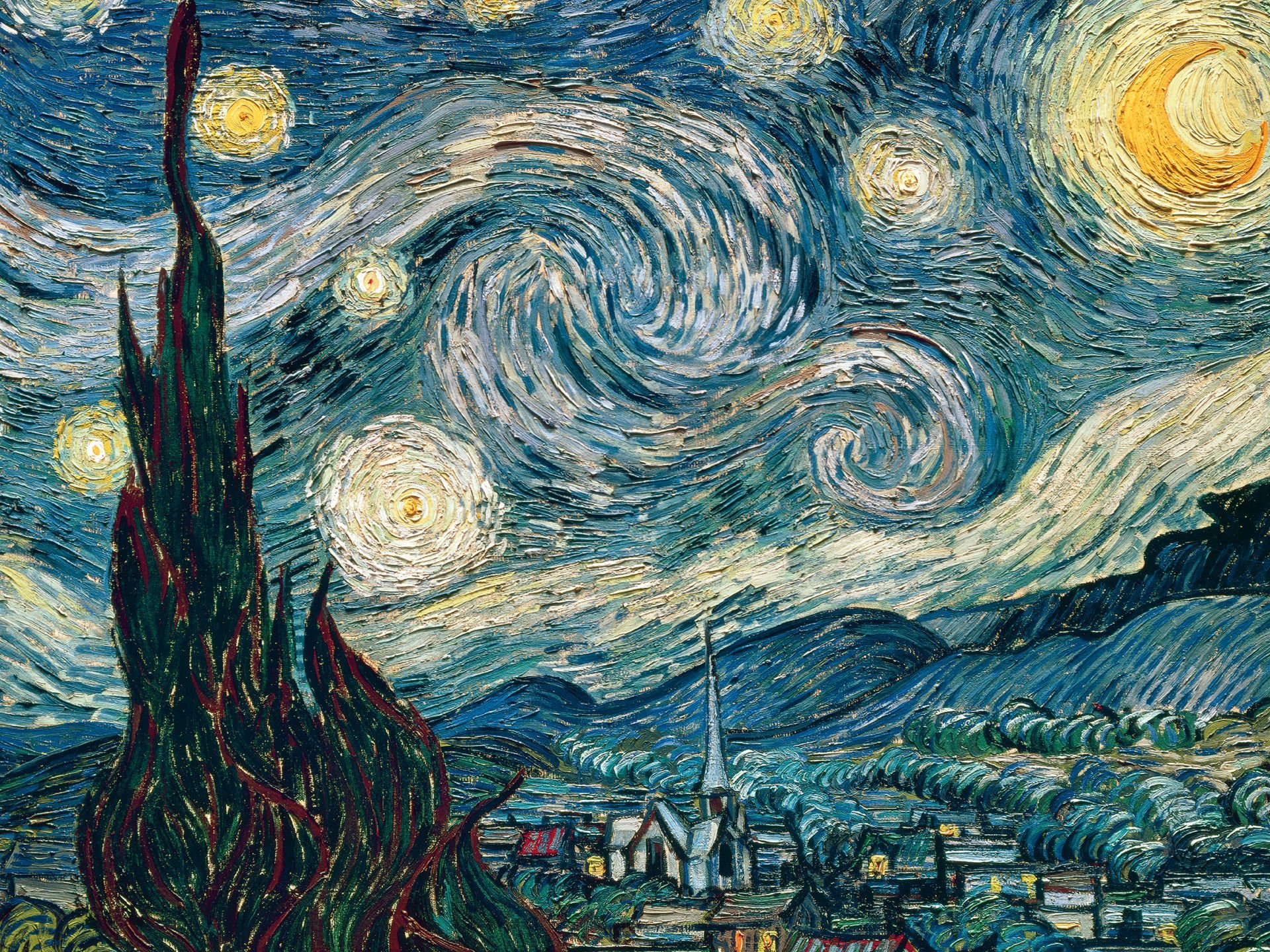 1500p Puzzle Van Gogh Yıldızlı Gece
