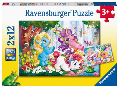 Ravensburger 2x12 Parçalı Puzzle Unicorn