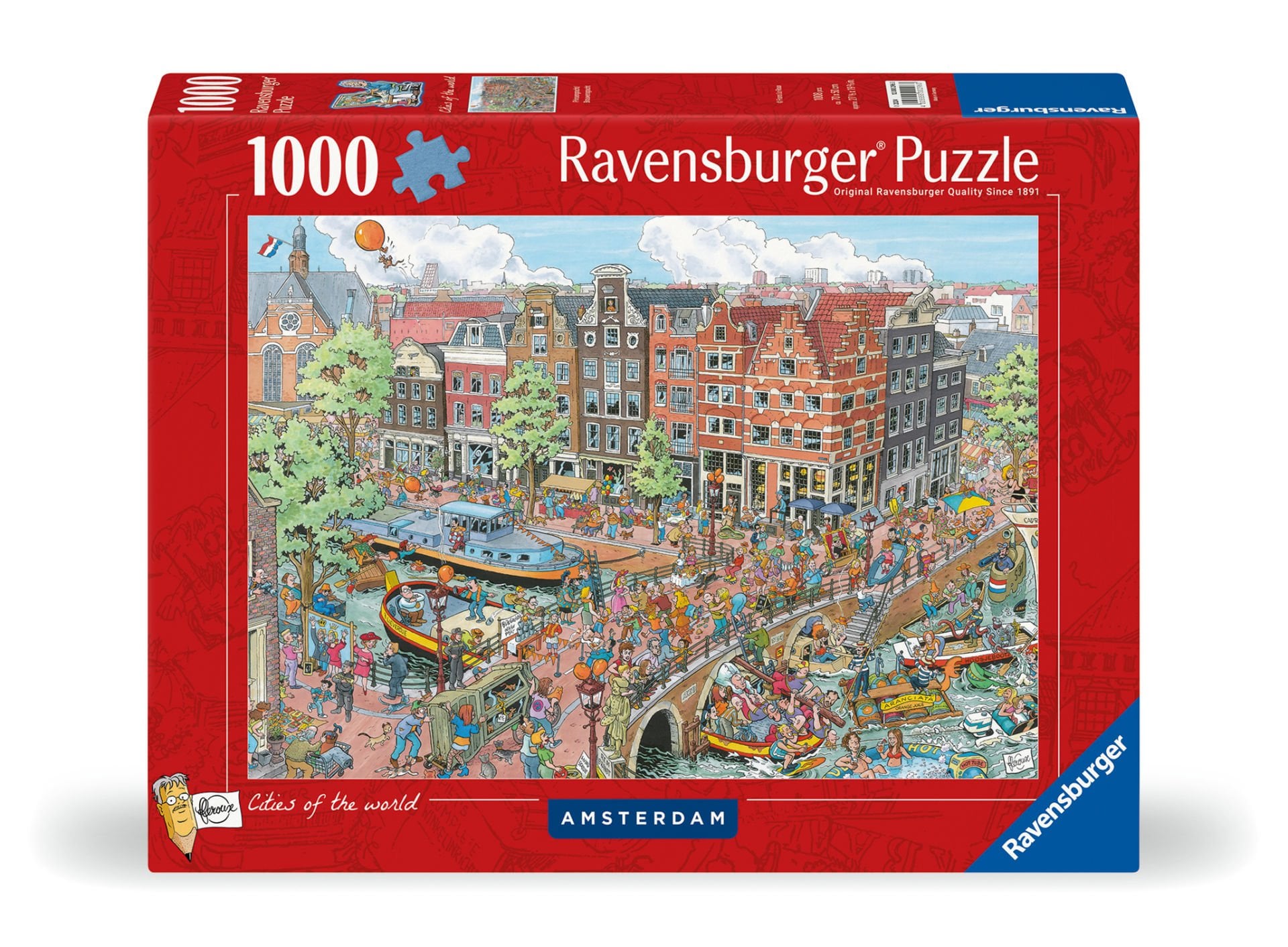 1000 Parça Puzzle Amsterdam Şehri