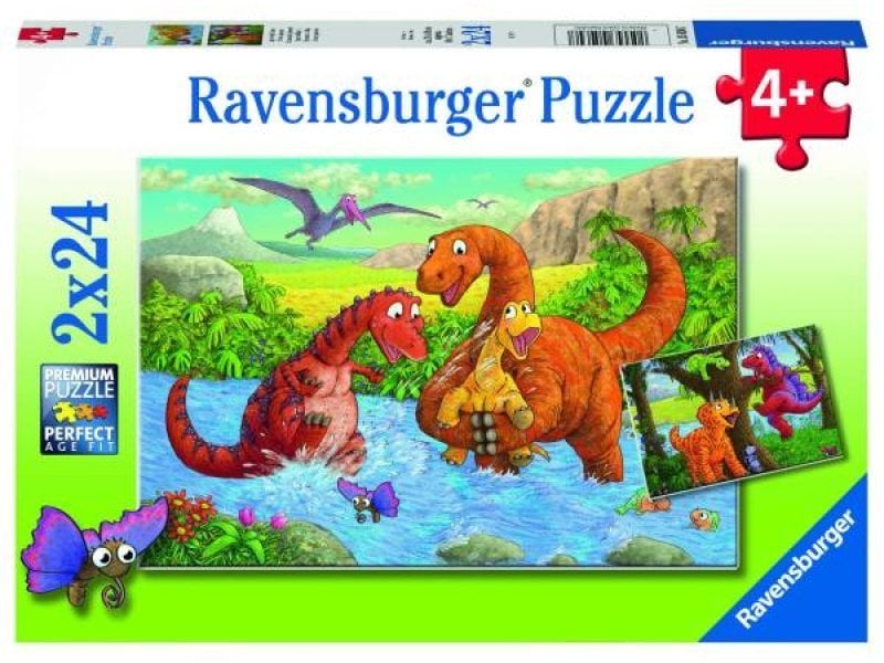 Ravensburger 2x24Parçalı Puzzle Dinos