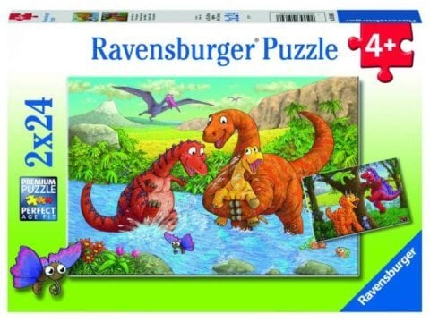 Ravensburger 2x24Parçalı Puzzle Dinos