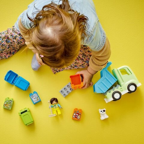 LEGO® DUPLO® Kasabası Geri Dönüşüm Kamyonu 10987 Oyuncak Yapım Seti