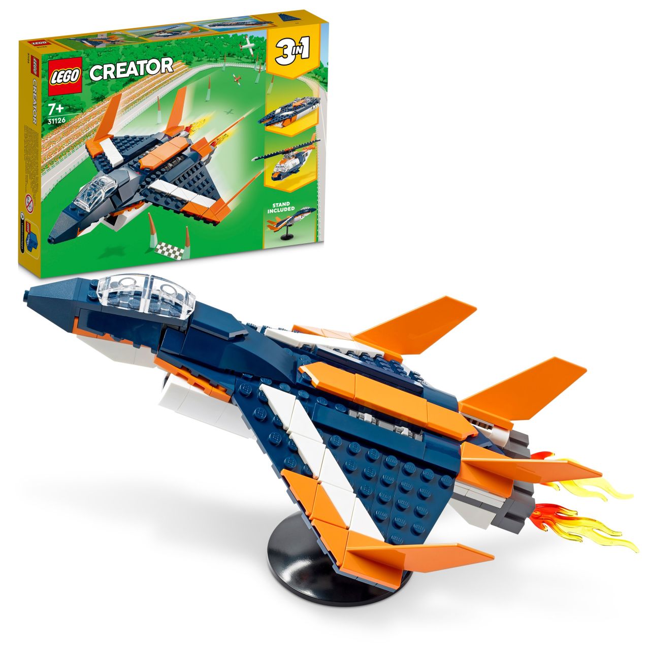 LEGO® Creator 3ü 1 Arada Süpersonik Jet 31126