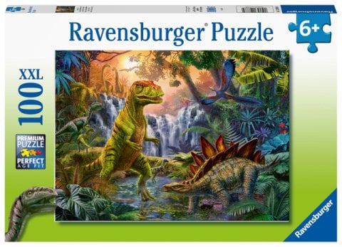 Ravensburger 100 Parçalı Puzzle Dinosaur Oasis
