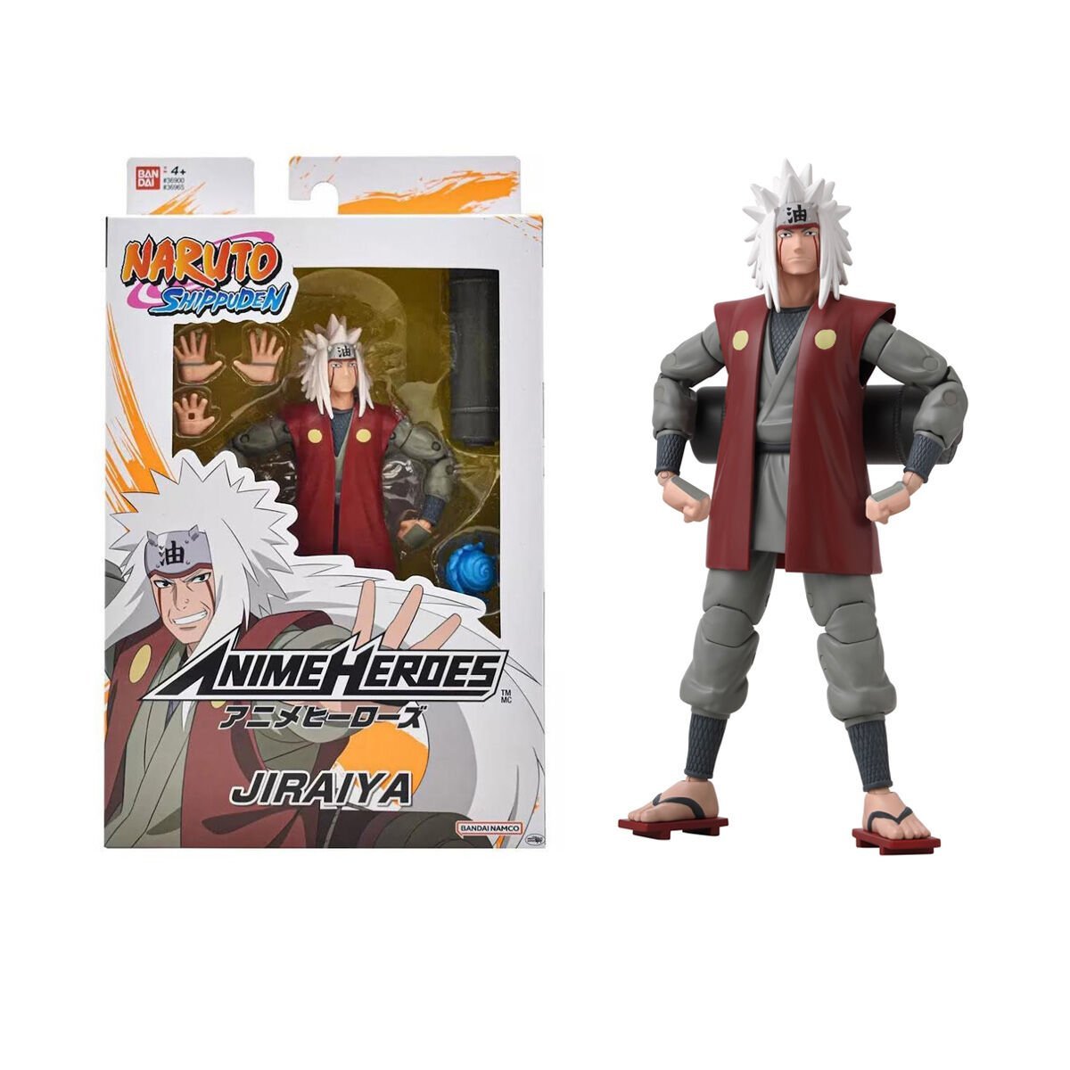 16 cm Jiraiya Poz Verilebilir Figür - Anime Heroes Naruto Serisi
