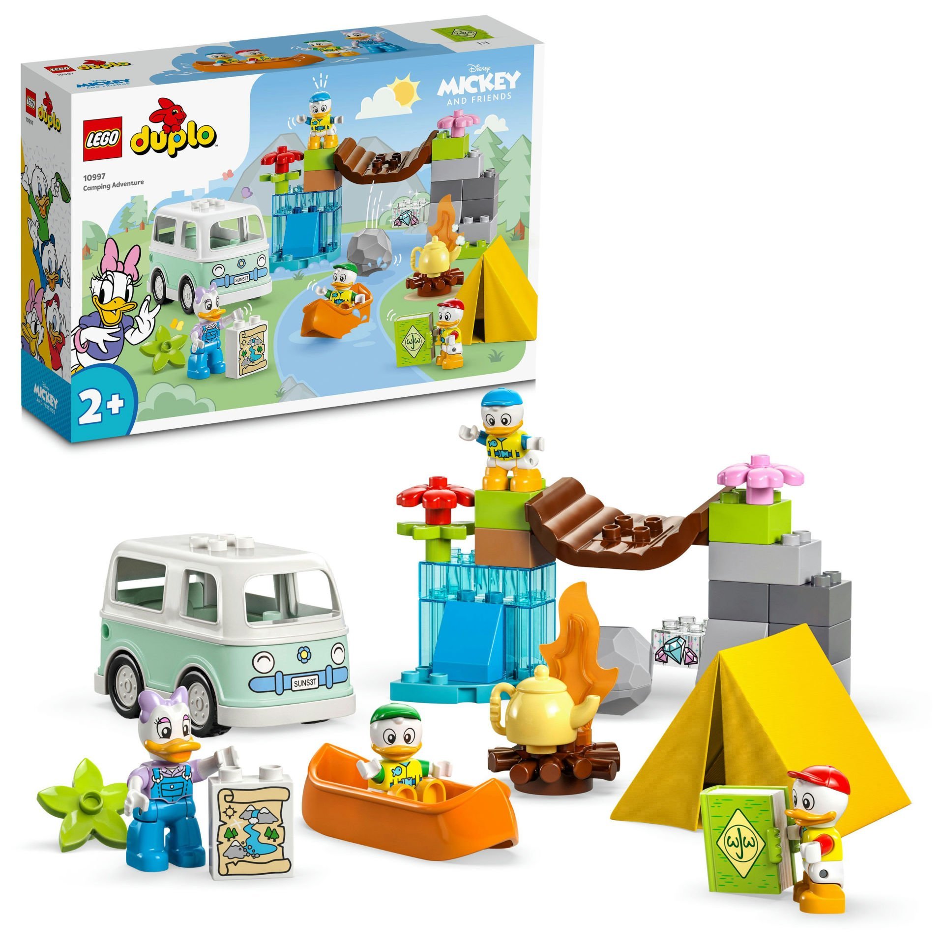 LEGO® DUPLO® ǀ Disney Mickey and Friends Kamp Macerası 10997 (37 Parça)