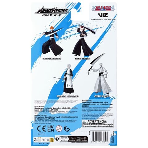 16 cm Beyaz Ichigo Kurosaki Poz Verilebilir Figür - Anime Heroes Bleach Serisi