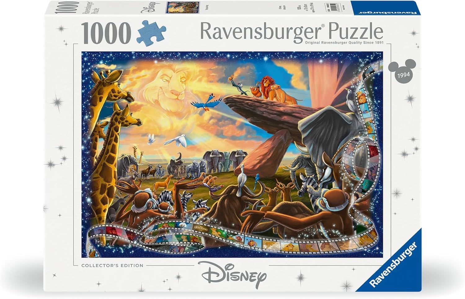 1000 Parçalı Puzzle WD Aslan Kral