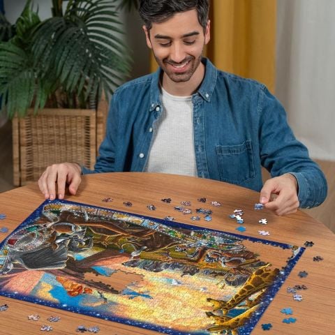 1000 Parçalı Puzzle WD Aslan Kral
