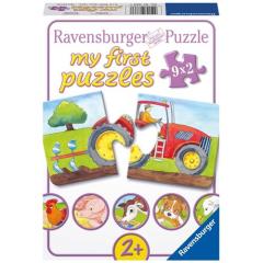 Ravensburger 9x2 Parçalı Puzzle Çiftlik-073337