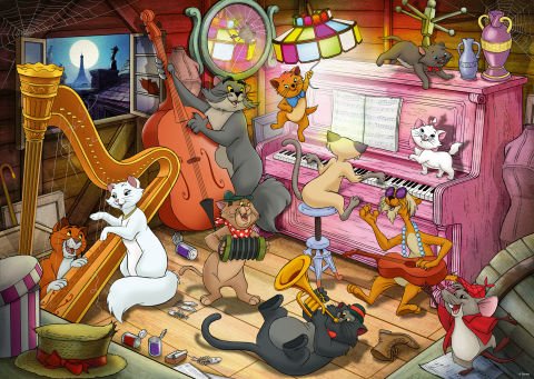1000p Puzzle WD Aristocats