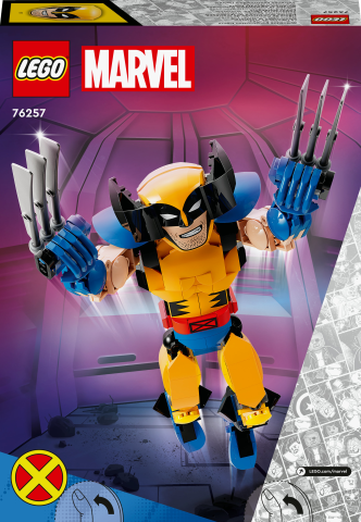 LEGO® Marvel Wolverine Yapım Figürü 76257 Oyuncak Yapım Seti (327 Parça)