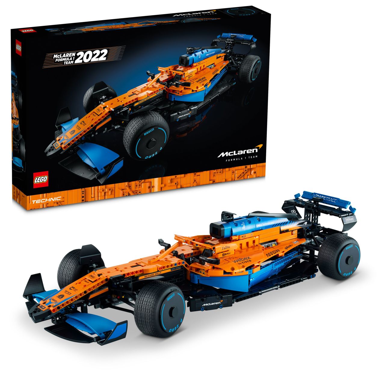 LEGO® Technic McLaren Formula 1™ Yarış Arabası 42141 - Yetişkinler için 2022 Araba Modeli Yapım Seti (1432 Parça)