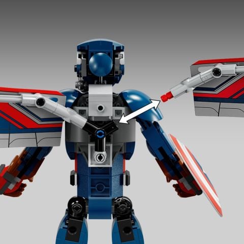 LEGO® Marvel Kaptan Amerika ile Red Hulk Savaşı 76292