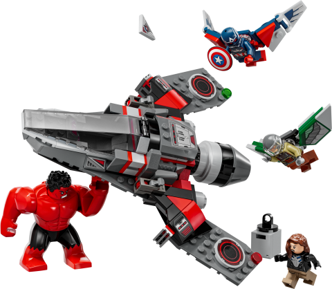 LEGO® Marvel Yeni Kaptan Amerika Yapım Figürü 76296