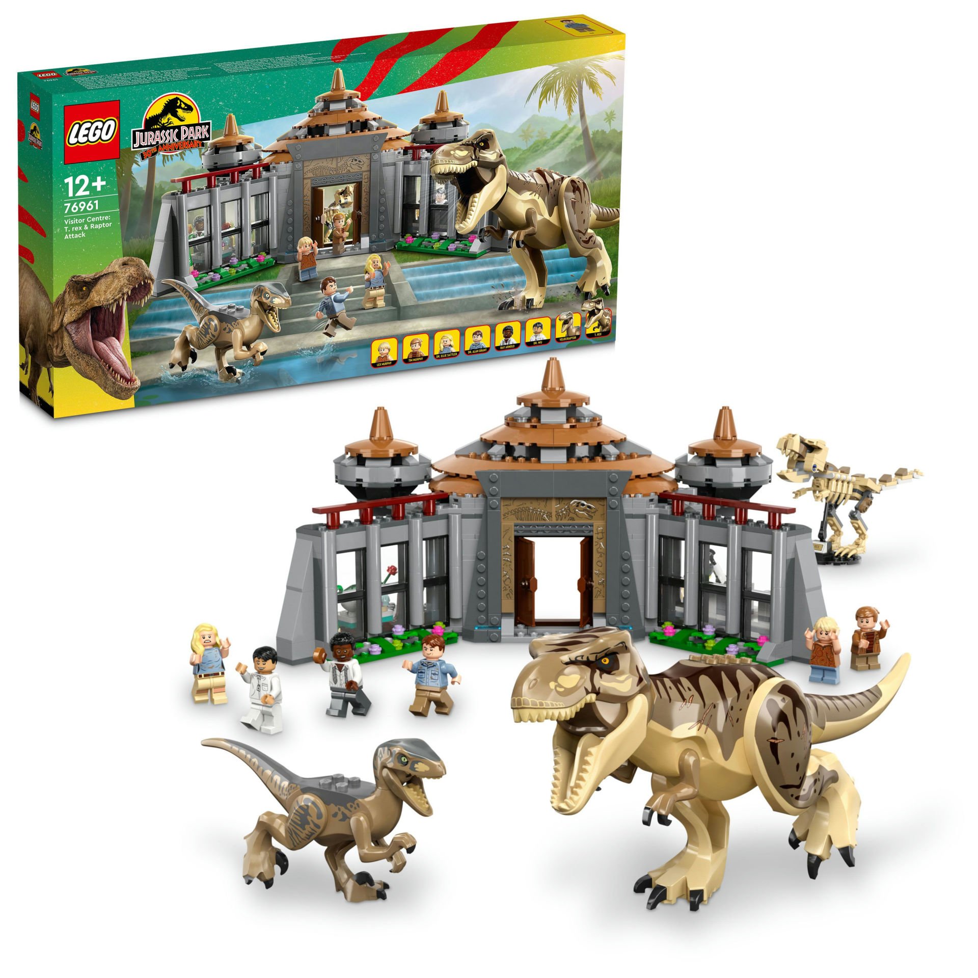 LEGO® Jurassic Park Ziyaretçi Merkezi: T. rex ve Raptor Saldırısı