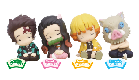 Twinchees Demon Slayer Figürleri Uyuyan Minikler