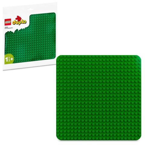 LEGO® DUPLO® Yeşil Yapım Plakası 10980 - 18 Ay ve Üzeri Okul Öncesi Yaştaki Çocuklar için Yapım ve Sergileme Taban Plakası