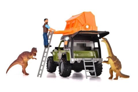 Dickie Toys Dino Jeep ve Kamp Seti