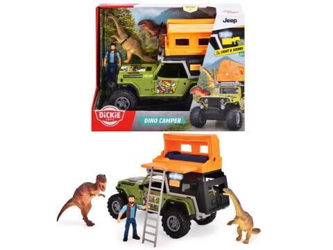 Dickie Toys Dino Jeep ve Kamp Seti