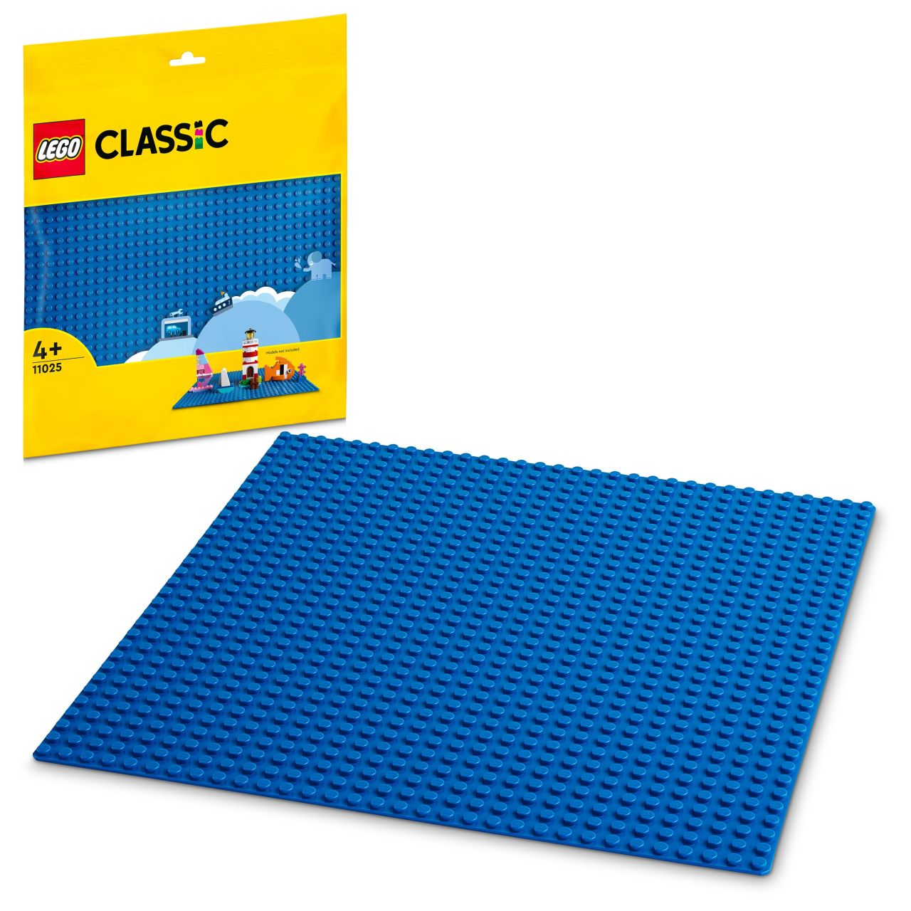 LEGO® Classic Mavi Plaka 11025 - 4 Yaş ve Üzeri LEGO Severler için Açık Uçlu Yaratıcı Yapım Seti (1 Parça)