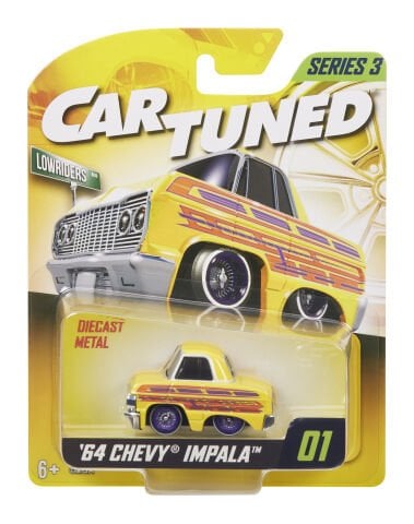 CarTuned S3 1964 Chevy Impala - Sarı Lowrider Araba