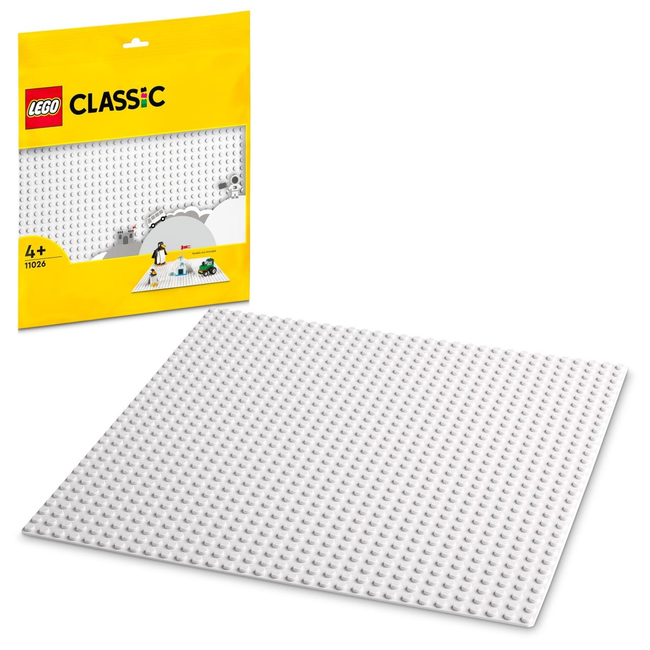 LEGO® Classic Beyaz Plaka 11026 - 4 Yaş ve Üzeri LEGO Severler için Açık Uçlu Yaratıcı Yapım Seti (1 Parça)