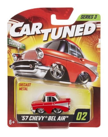 CarTuned S3 1957 Chevy Bel Air - Kırmızı Custom Araba