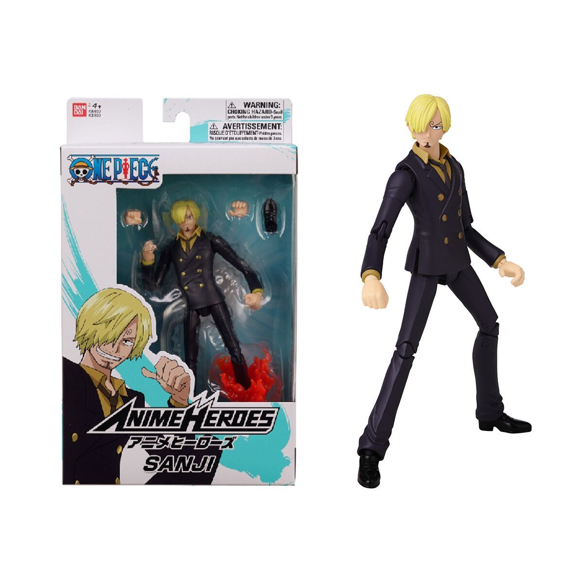 16 cm Sanji Poz Verilebilir Figür - Anime Heroes One Piece Serisi